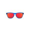 OAKLEY FROGSKINS XXS PRIZM RUBY LENSES, CRYSTAL BLUE FRAME