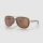 OAKLEY WOMENS SPLIT TIME PRIZM TUNGSTEN POLARIZED LENSES, MATTE ROOTBEER FRAME