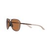 OAKLEY SPLIT TIME PRIZM BRONZE POLARIZED LENSES, MATTE SEPIA FRAME