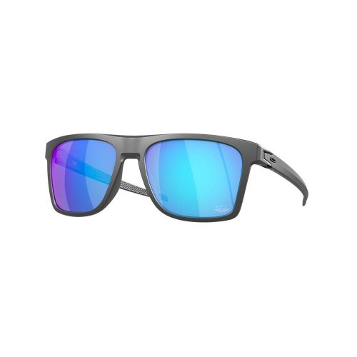 OAKLEY LEFFINGWELL PRIZM SAPPHIRE LENSES, MATTE DARK GREY FRAME