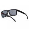 OAKLEY HOLBROOK FRAME-MATTE BLACK LENS-POSITIVE RED IRIDIUM