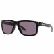 OAKLEY HOLBROOK FRAME-POLISHED BLACK LENS-PRIZM GREY