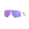 OAKLEY BXTR METAL PRIZM VIOLET LENSES, MATTE CLEAR FRAME