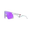 OAKLEY BXTR METAL PRIZM VIOLET LENSES, MATTE CLEAR FRAME