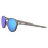 OAKLEY LATCH FRAME-MATTE GREY INK LENS-PRIZM SAPPHR IRIDIUM POLARIZED