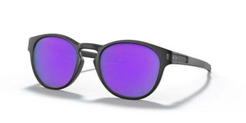 OAKLEY LATCH FRAME-MATTE BLACK LENS-PRIZM VIOLET