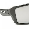 OAKLEY DOUBLE EDGE FRAME-POLISHED BLACK LENS-PRIZM BLACK POLARIZED