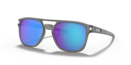 OAKLEY LATCH BETA FRAME-MATTE GREY INK LENS-PRIZM SAPPHR IRIDIUM POLARIZED