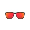 OAKLEY SYLAS PRIZM RUBY LENSES, MATTE CARBON FRAME 57