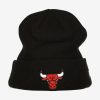 NEW ERA KAPA NBA ESSENTIAL KNIT CUFF CHICAGO BULLS BLACK/RED