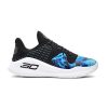 UNDER ARMOUR CURRY 4 LOW FLOTRO BLACK/SKY BLUE 45