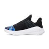 UNDER ARMOUR CURRY 4 LOW FLOTRO BLACK/SKY BLUE 45