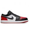 Air Jordan 1 Low Bred Toe 2.0 White/Black-Varsity Red-White 44