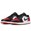 Air Jordan 1 Low Bred Toe 2.0 White/Black-Varsity Red-White 44