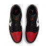 Air Jordan 1 Low Bred Toe 2.0 White/Black-Varsity Red-White 44