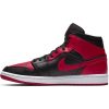 AIR JORDAN 1 MID BLACK/GYM RED-WHITE