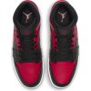 AIR JORDAN 1 MID BLACK/GYM RED-WHITE