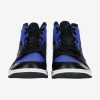 AIR JORDAN 1 MID BLACK/HYPER ROYAL-WHITE