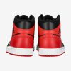 AIR JORDAN 1 MID (GS) BLACK/GYM RED-WHITE