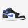 AIR JORDAN 1 MID (GS) WHITE/RACER BLUE-BLACK