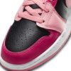 AIR JORDAN 1 MID (GS) CORAL CHALK/PINKSICLE-RUSH PINK-BLACK