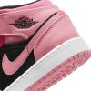 AIR JORDAN 1 MID (GS) CORAL CHALK/PINKSICLE-RUSH PINK-BLACK