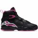 AIR JORDAN 8 RETRO (GS) BLACK/WHITE-PINKSICLE