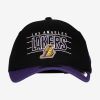 NEW ERA LOS ANGELES LAKERS NBA TEAM 9FIFTY STRETCH SNAPBACK CAP BLACK/PURPLE