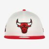 NEW ERA CHICAGO BULLS CROWN PATCHES 9FIFTY WHITE/RED