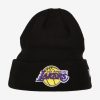 NEW ERA LOS ANGELES LAKERS ESSENTIAL CUFF BEANIE BLACK