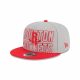 NEW ERA HOUSTON ROCKETS 2023 NBA DRAFT 950 GREY RED ONE