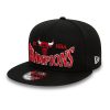 NEW ERA CHICAGO BULLS CHAMPIONS PATCH 9FIFTY BLACK S/M