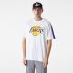 NEW ERA NBA COLOUR BLOCK OS TEE LOS ANGELES LAKERS WHITE L