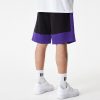 NEW ERA NBA COLOUR BLOCK SHORT LOS ANGELES LAKERS BLACK M