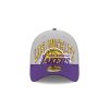 NEW ERA 3930 NBATO 23 LOS ANGELES LAKERS GREY/PURPLE M/L