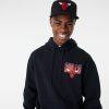 NEW ERA PULOVER SKYLINE GRAPHIC OS HOODY CHICAGO BULLS BLACK XL