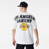 NEW ERA NBA LARGE GRPHC BP OS TEE LOS ANGELES LAKERS WHITE L