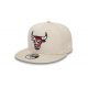 New Era Chicago Bulls Nba Seasonal Infill Stone 9Fifty Snapback Cap Light Brown S/M