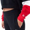 New Era NBA Colour Block Chicago Bulls Crop Crew Neck Sweatshirt Black