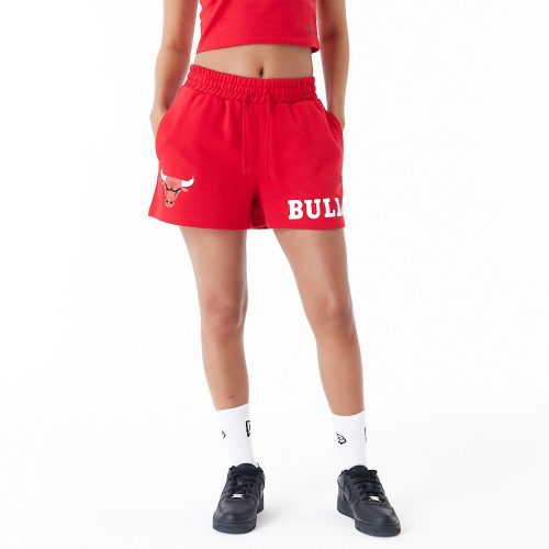 New Era NBA Team Logo Chicago Bulls Shorts Red S