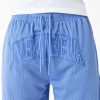 New Era Arch Logo Mesh Shorts Blue L