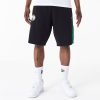 New Era NBA Mesh Panel Boston Celtics Oversized Shorts Black XXL