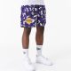 New Era NBA Team All Over Print Los Angeles Lakers Shorts Purple XL