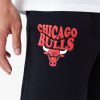 New Era NBA Script Chicago Bulls Relaxed Joggers Black M