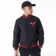 New Era NBA Script Chicago Bulls Bomber Jacket Black L