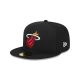 New Era Miami Heat Org. 88 NBA Rally Drive 59FIFTY Black 712