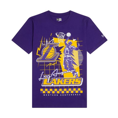 New Era NBA Rally Drive Los Angeles Lakers T-Shirt Blue