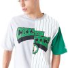 New Era NBA Half Pinstripe Boston Celtics Oversized T-Shirt White XL