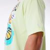 New Era Los Angeles Lakers Retro Graphic OS Tee Green M