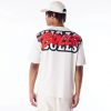 New Era NBA Chicago Bulls Wordmark Stone Oversized T-Shirt Beige XL